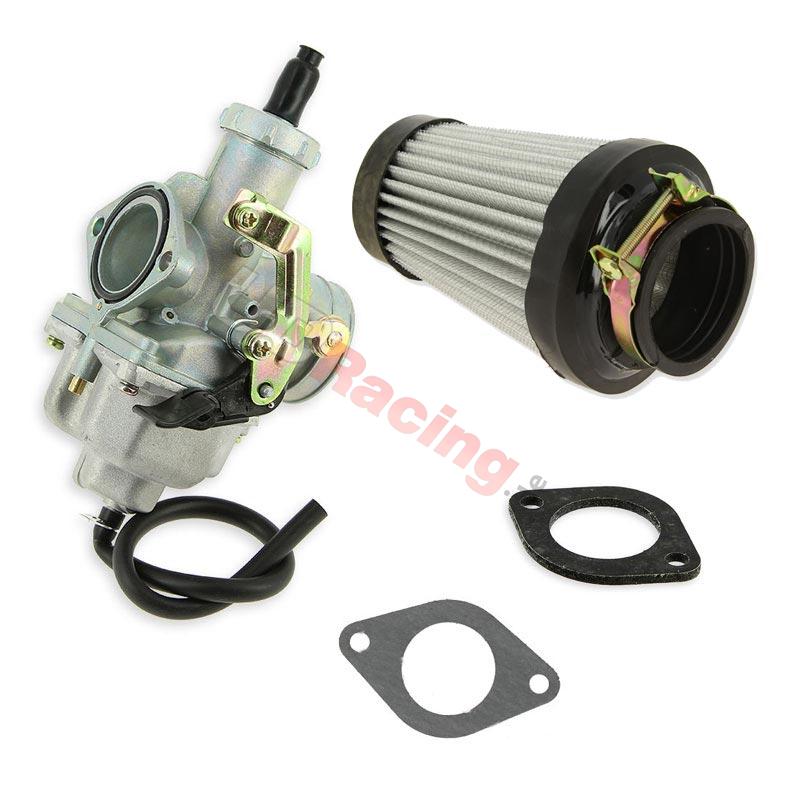 Vergaser -Satz 30 mm fr Quad + Rohradapter, Ersatz Chinese Quad 200ccm