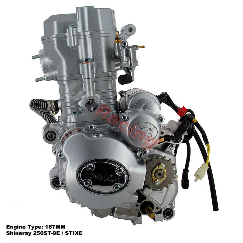 Kompletter Motor fr Quad Shineray 250 ccm Racing (167MM), Ersatz Shineray 250 STIXE ST9E