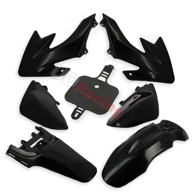 Verkleidung anbringend dirt bike CRZ, schwarz, Ersatzteile Dirt bike