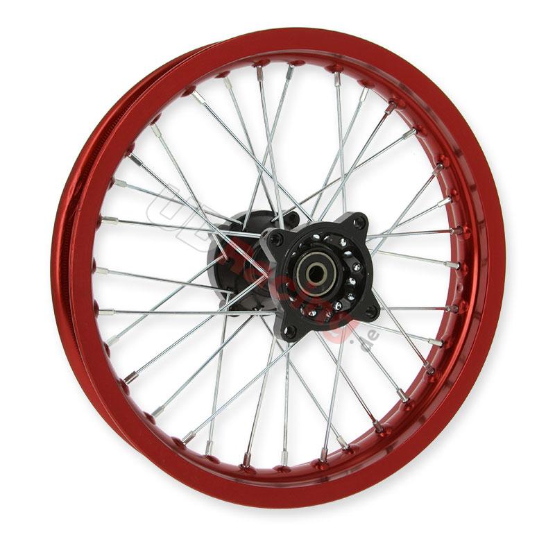 Felge hinten 14', rot, fr dirt bike AGB30 (:12mm,Typ 4), Ersatzteile Dirt bike