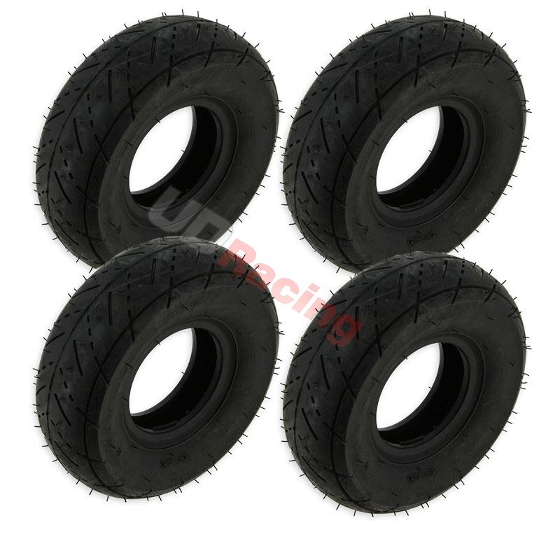 Straenreifensatz (4 Stk) fr pocket quad (3.00-4), Pocket quad Teile
