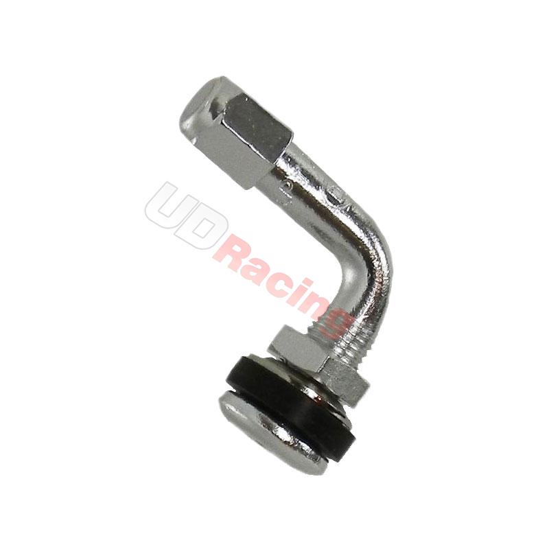 Ventil Winkel fr Schlauchlose Reifen (Chrom), Teile Pocket Bike ZPF