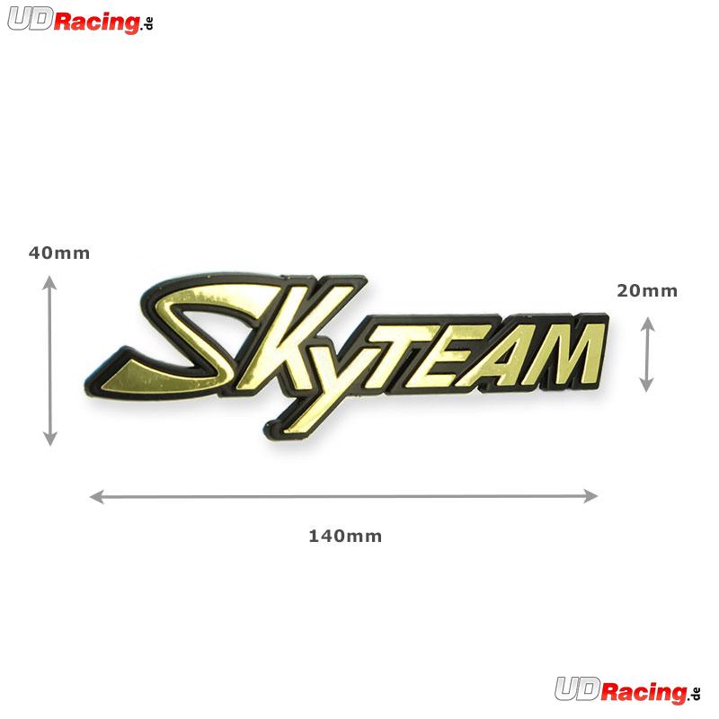 Plastikaufkleber mit SkyTeam-Logo für V-Raptor Tank, Teile V-Raptor Skyteam Plastikaufkleber mit SkyTeam-Logo für V-Raptor Tank, Teile V-Raptor Skyteam