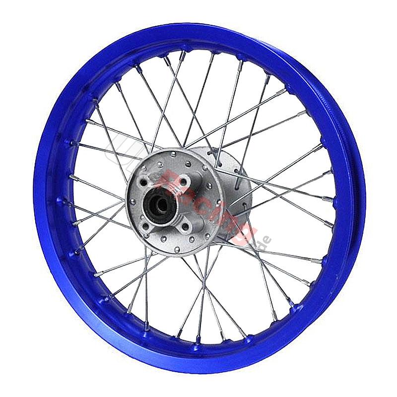 Felge hinten 12'', blau, fr dirt bike (Typ 1), Ersatzteile Dirt bike