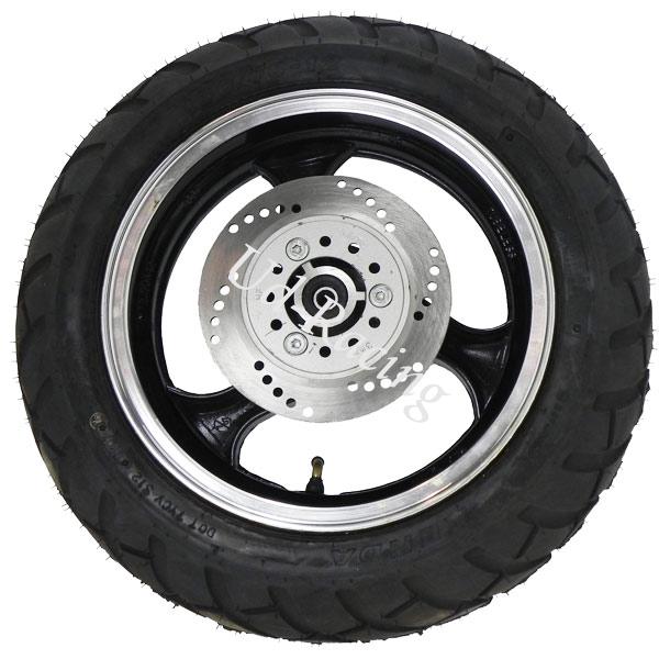 Rad vorn komplett fr Jonway Skooter (schwarz), Teile Motorroller Jonway