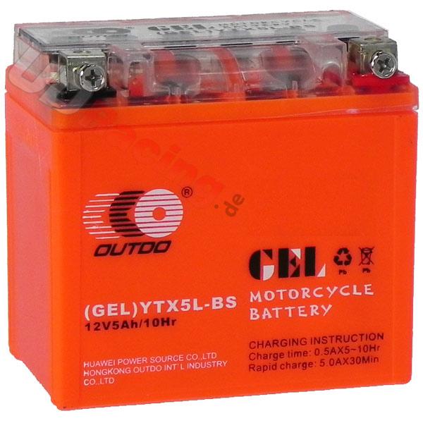 Gel-Batterie fr Skooter 50 ccm (113x70x110), Chinesische Motorroller Teile