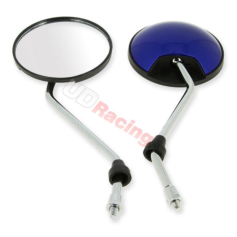 Rckspiegel Satz fr Citycoco Scooter - Blau Metall, Citycoco Ersatzteile
