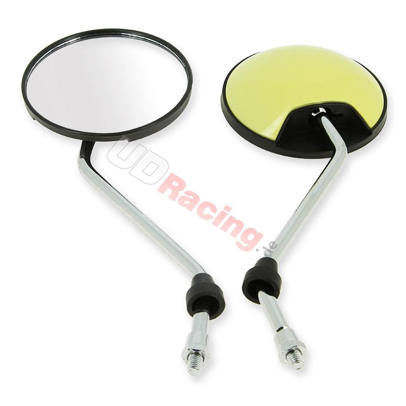 Rckspiegel Satz fr Citycoco Scooter - Gelb Pastell, Citycoco Ersatzteile