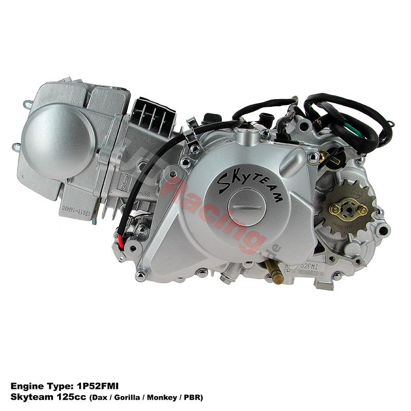 Motor 125 Dax Skyteam mit elektrischen Anlasser 1P52FMI (6-6B), Teile Dax Skymax Motor 125 Dax Skyteam mit elektrischen Anlasser 1P52FMI (6-6B), Teile Dax Skymax