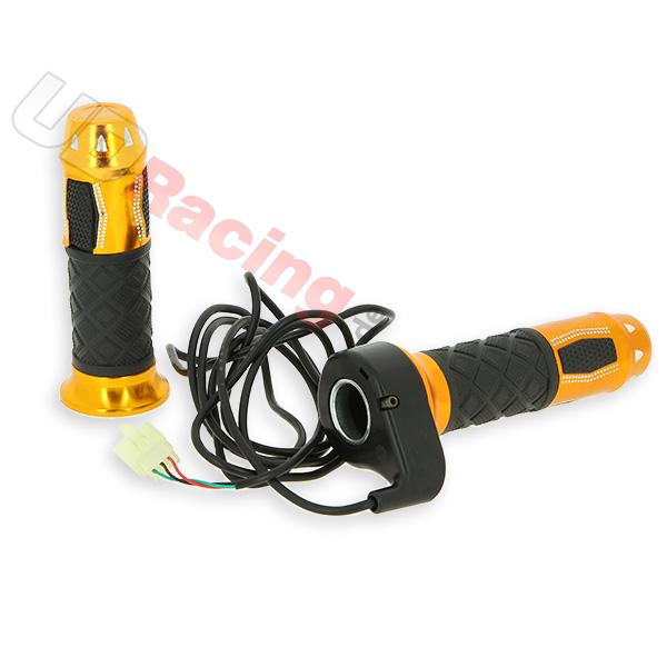 Bigfoot ATV Elektrisches Gasgriff-Set golden, Teile ATV 110cc  - 125cc