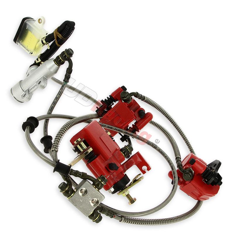 Bremsen kompletter Satz fr Quad 250 ccm ST-9E (Racing abfertigung), Ersatz Shineray 250 STIXE ST9E