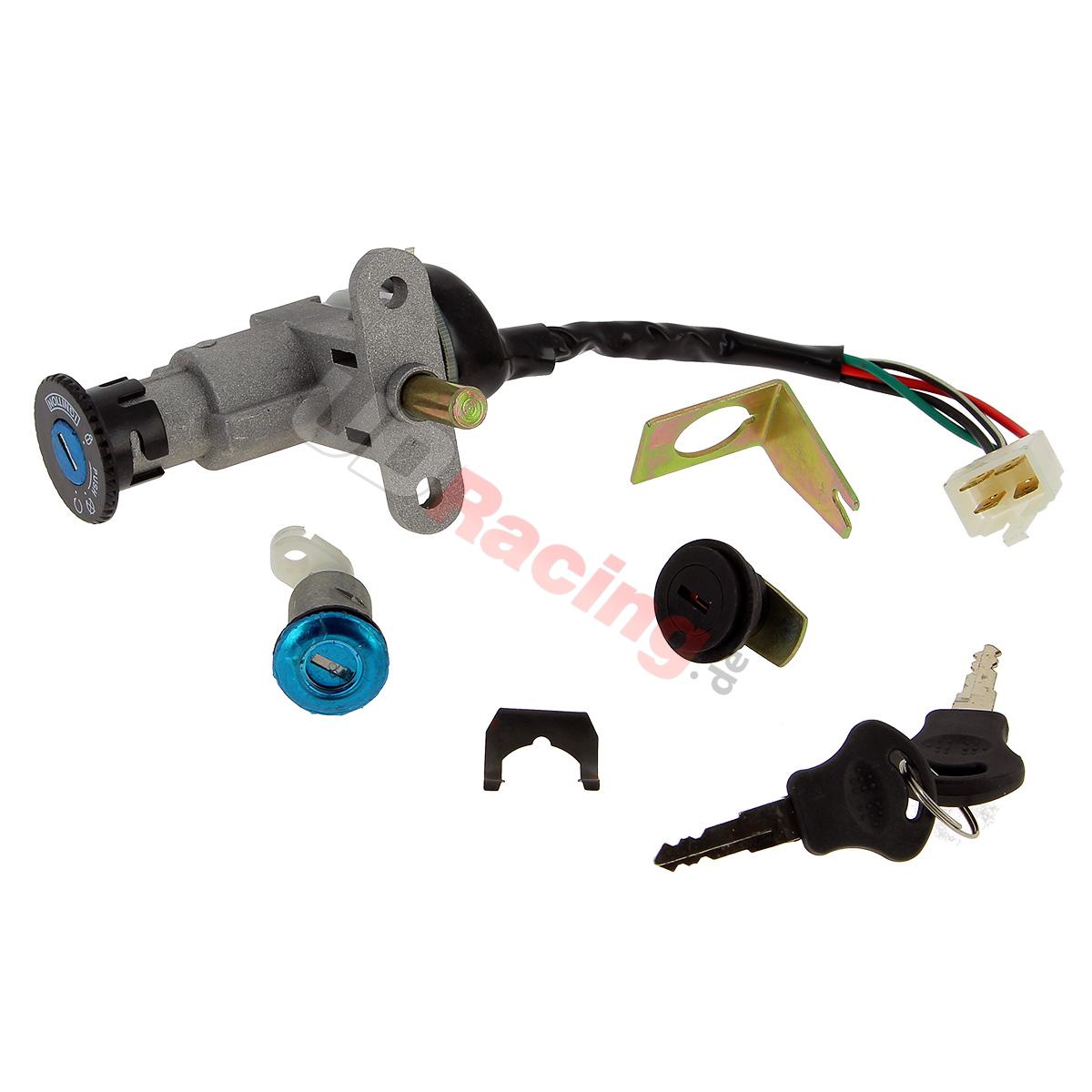 Zndschloss Neiman komplett fr Motorroller Scooter  BT49QT-12, Ersatzteile Baotian BT49QT-12
