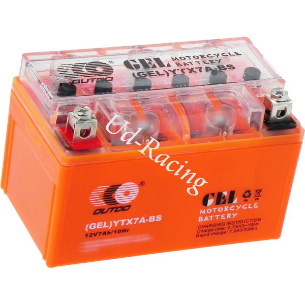 Gel-Batterie OUTDO fr Skooter Baotian BT49-QT-9 (150x85x92.5), Ersatzteile Baotian BT49QT-9