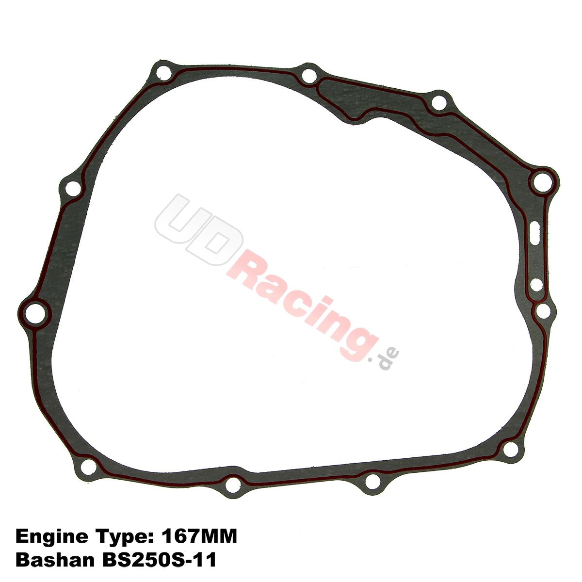 Dichtung Abdeckung rechts Quad Bashan BS250S-11 (167MM), Ersatzteile Bashan 250cc BS250S11