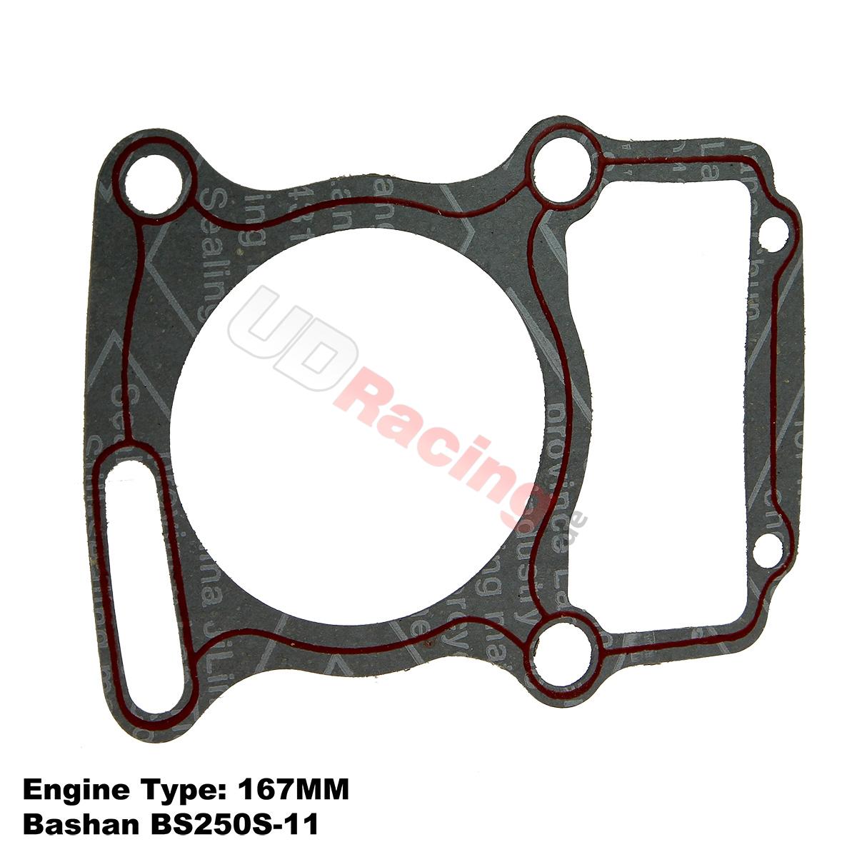 Fudichtung fr Quad Bashan Motor 250ccm (BS250S-11), Ersatzteile Bashan 250cc BS250S11