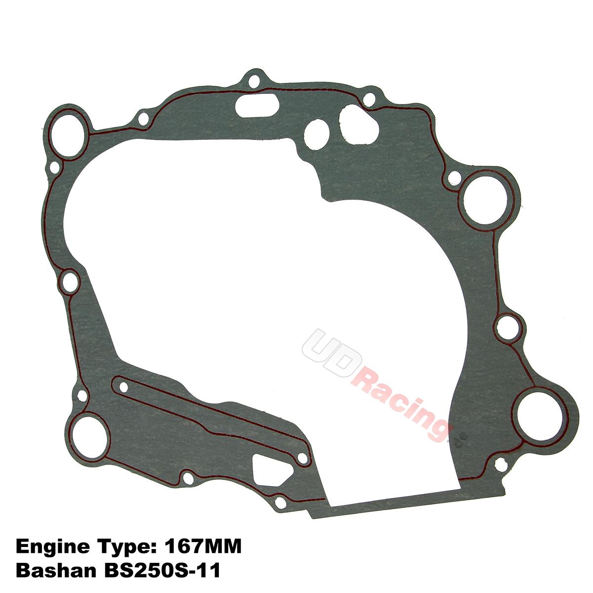 Motorgehusedichtung fr Bashan BS250S-11 (167MM), Ersatzteile Bashan 250cc BS250S11