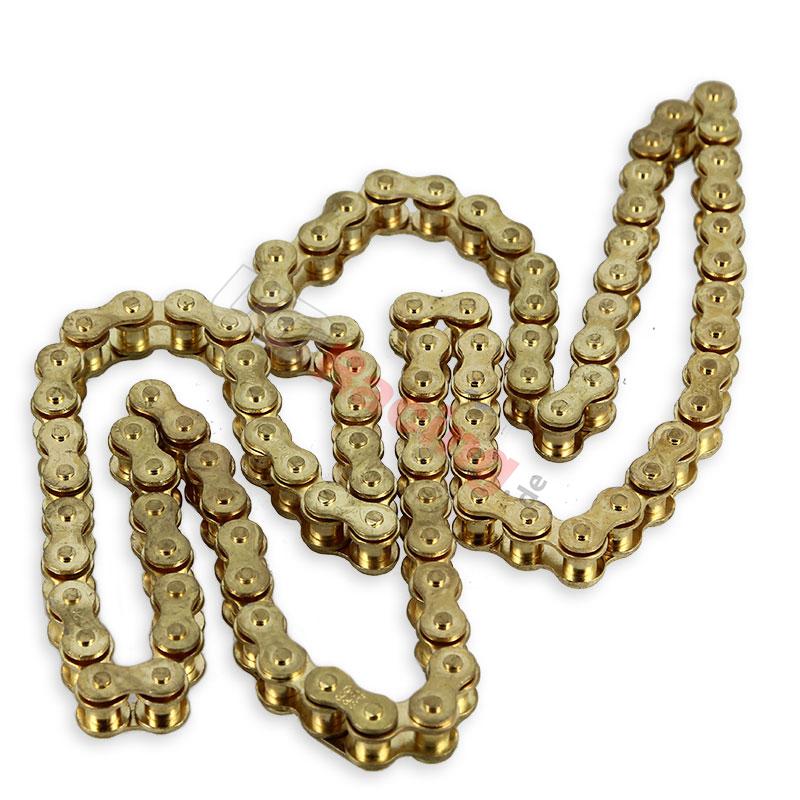 Kette, gold, 48 Glieder, Typ 420 fr dirt bike, Ersatzteile Dirt bike