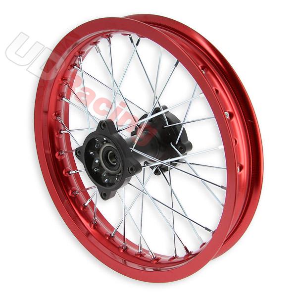 Felge hinten 14'', rot, fr dirt bike AGB30 ( : 15mm,Typ 4), Ersatzteile Dirt bike