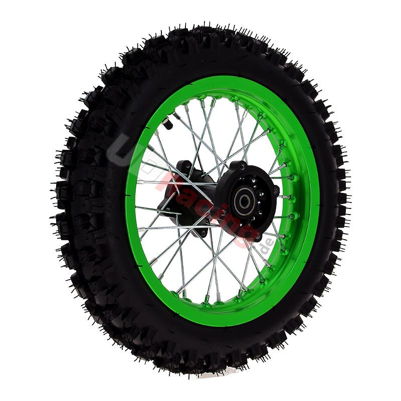 Rad hinten 12', grn, fr dirt bike AGB29, Ersatzteile Dirt bike