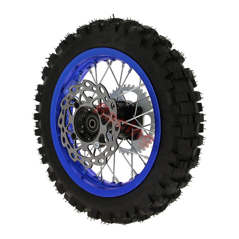 Rad hinten komplett 12', blau, fr dirt bike AGB29, Ersatzteile Dirt bike