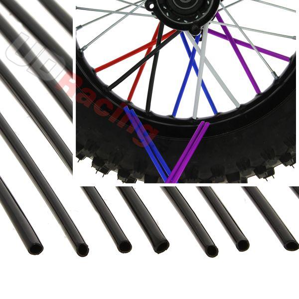 Radspeichen abdeckung fr dirt bike (12 St) - SCHWARZ, Ersatzteile Dirt bike