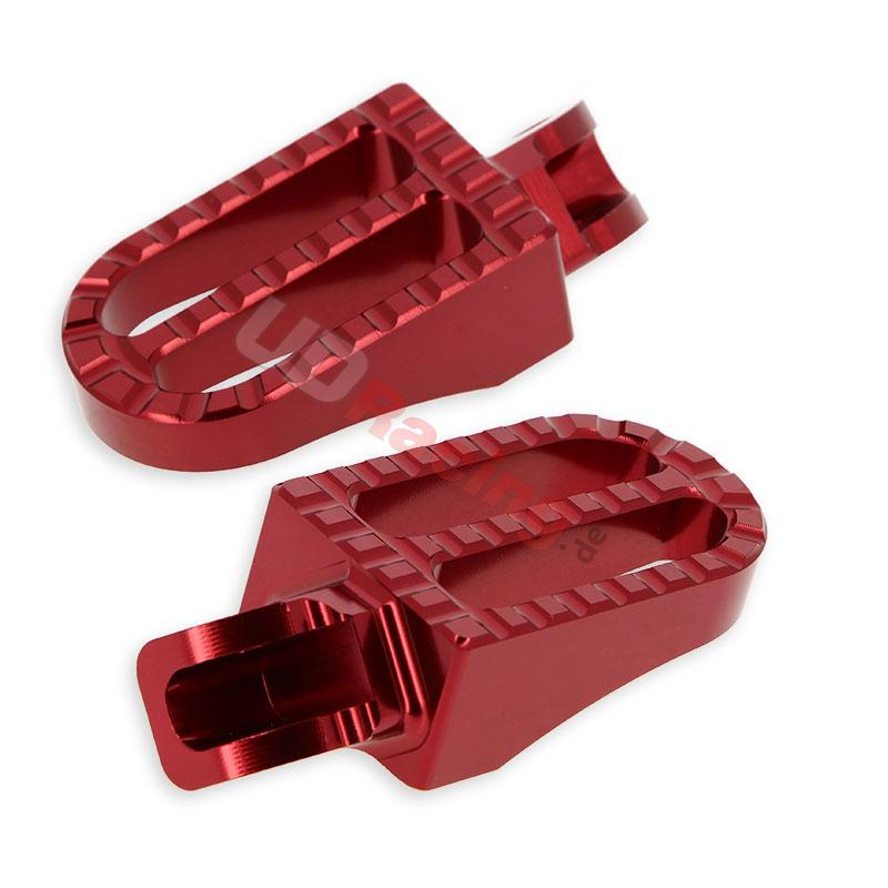 Furasten aus Stahl fr YAMAHA PW80, rot, Ersatzteile YAMAHA PW80