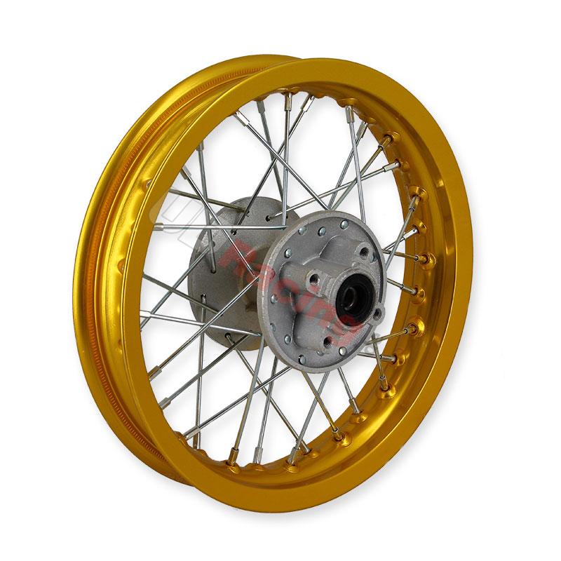 Felge hinten 12'', gold, dirt bike (Typ 1), Ersatzteile Dirt bike