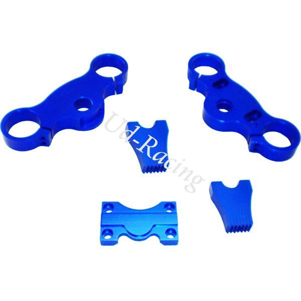 Gabelbrcke Tuning  fr dirt bike, blau, Ersatzteile Dirt bike