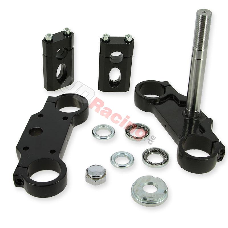 Gabelbrcke komplett 45x48x160  fr dirt bike (typ 3) - SCHWARZ, Ersatzteile Dirt bike