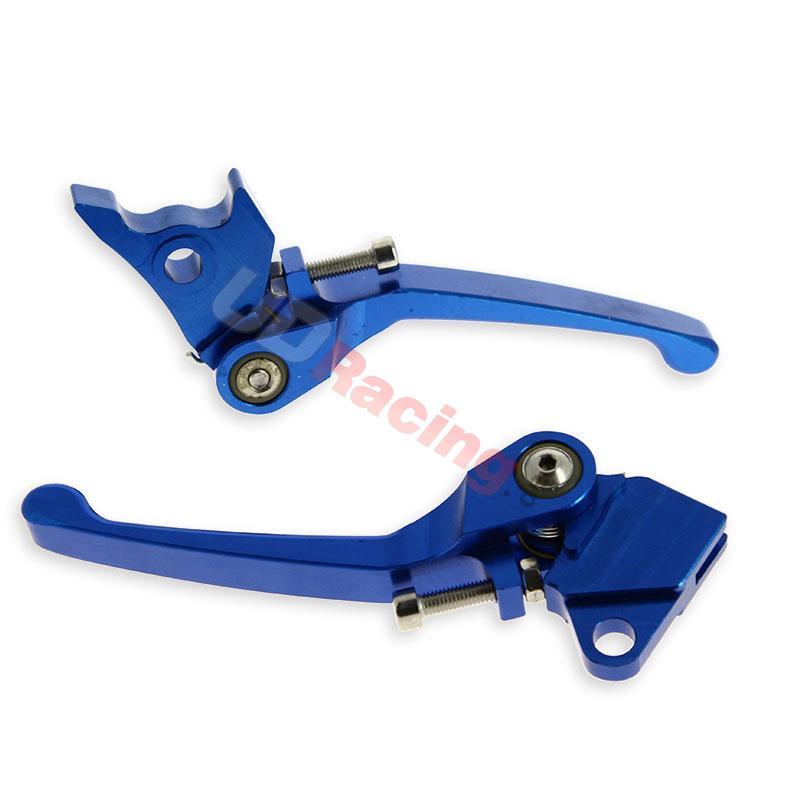 Griffe aus Alu Paar, blau, fr dirt bike, Ersatzteile Dirt bike