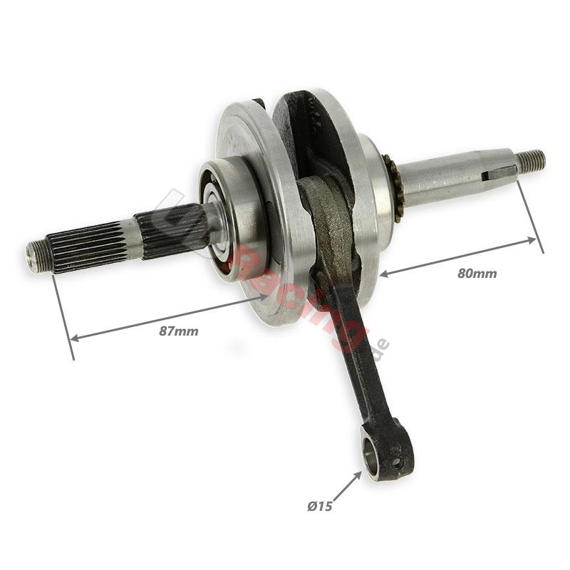 Kurbelwelle fr dirt bike Motor 125 ccm 1P54FMI, Ersatzteile Dirt bike