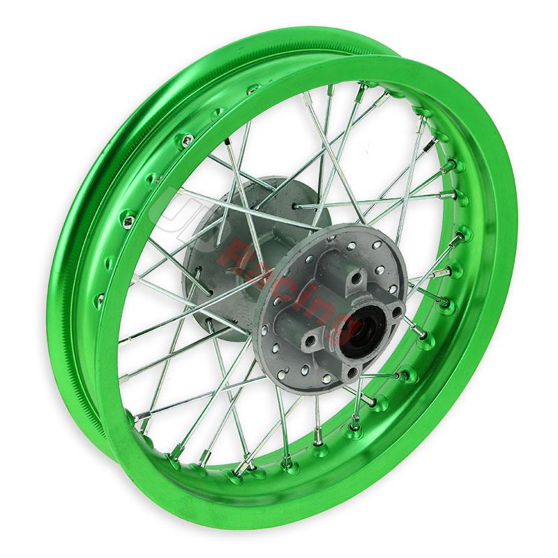 Felge hinten 12 Zoll grn (Typ 1), Ersatzteile Dirt bike