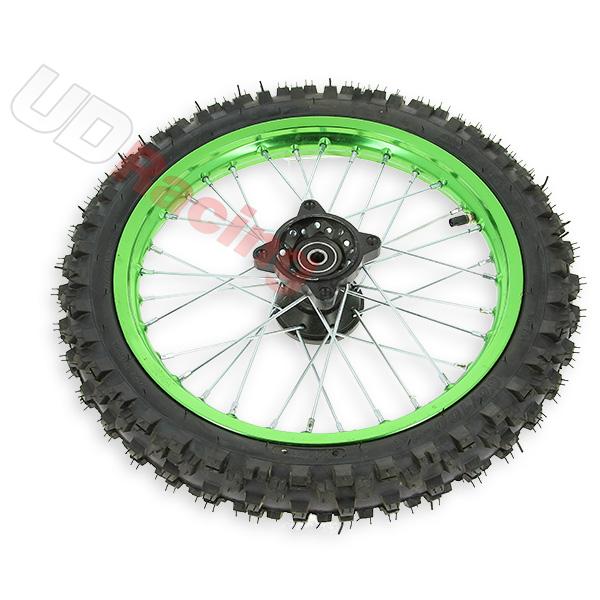 Rad vorn 14'', grn, fr dirt bike AGB29, Ersatzteile Dirt bike