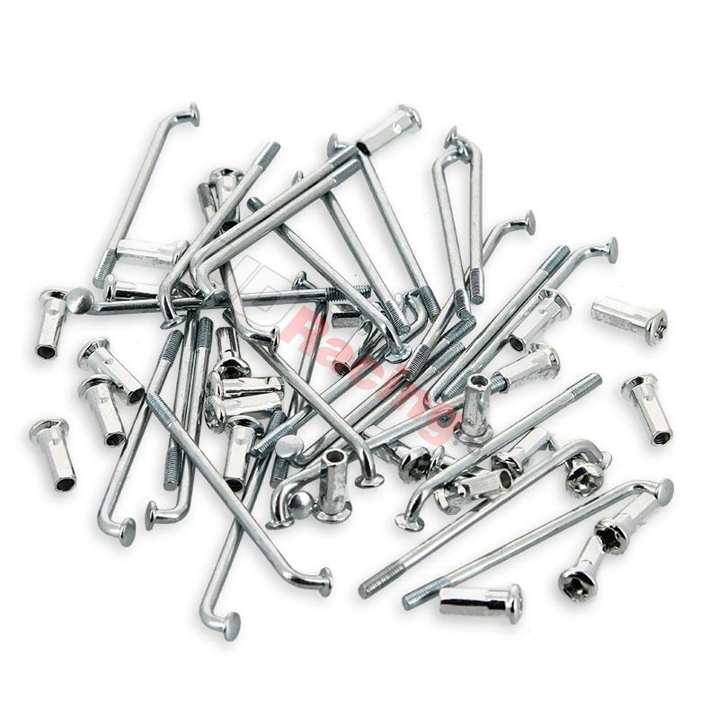 Radspeichen 32 Stk 140mm + Kpfe fr 14' dirt bike Rder, Ersatzteile Dirt bike