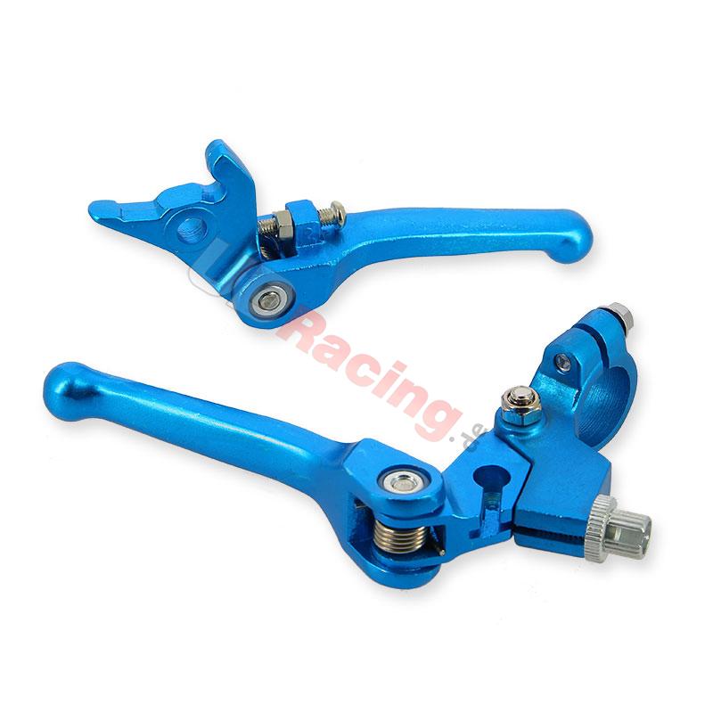 Griffe aus Alu Paar, blau, fr dirt bike (type3), Ersatzteile Dirt bike