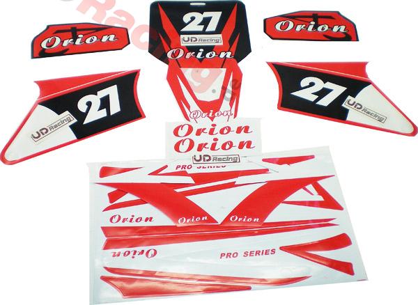 Dekor-Kit dirt bike AGB27, rot, Ersatzteile Dirt bike