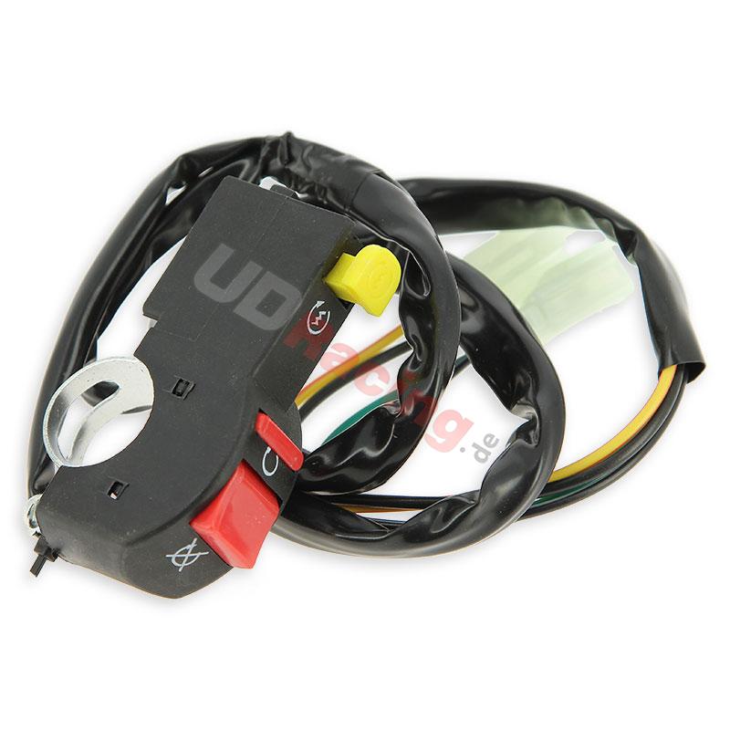 Schalter Kurzschlussknopf Quad mit Anlassertaste (Typ 1), Teile ATV 110cc  - 125cc