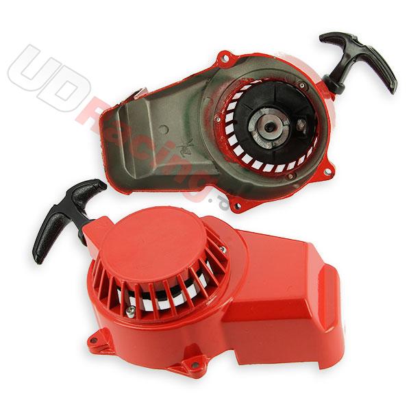 Seilzugstarter mini moto + Aluritzel fr - Rot, Ersatzteile Pocket bike