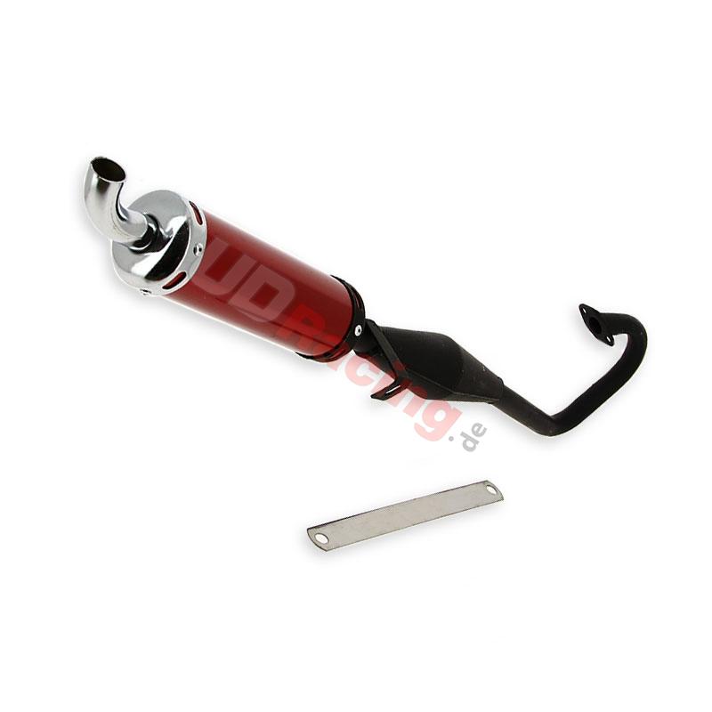 Auspuff Tuning, rot, (Typ 1) fr pocket bike, Ersatzteile Pocket bike