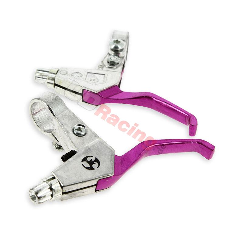 Griff - Bremsgriff aus Aluminium, violett, Ersatzteile Pocket bike
