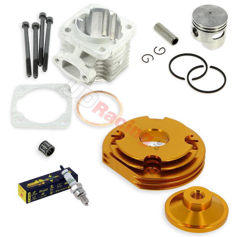 Kit 53 ccm 4 Schleusen, Achse 10mm (Typ B gold), Ersatzteile Pocket bike