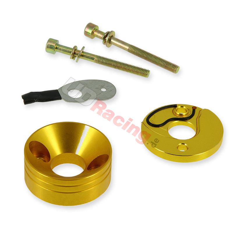 Adapter fr Luftfilter 30 mm + integrierter Starter (Gold) , Pocket quad Teile