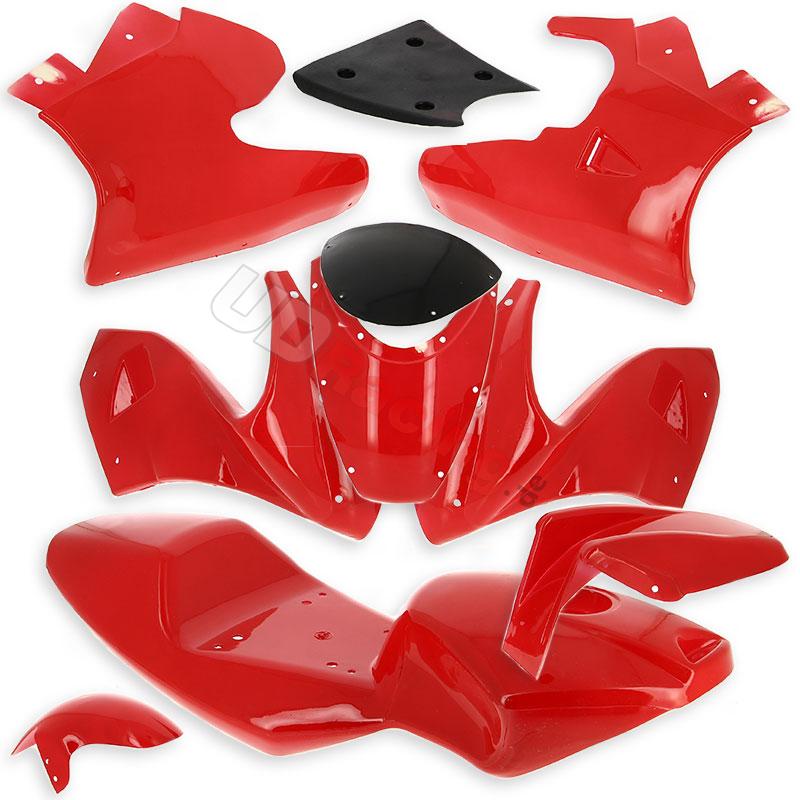 Verkleidung fr pocket bike 47 49 ccm rot, Ersatzteile Pocket bike