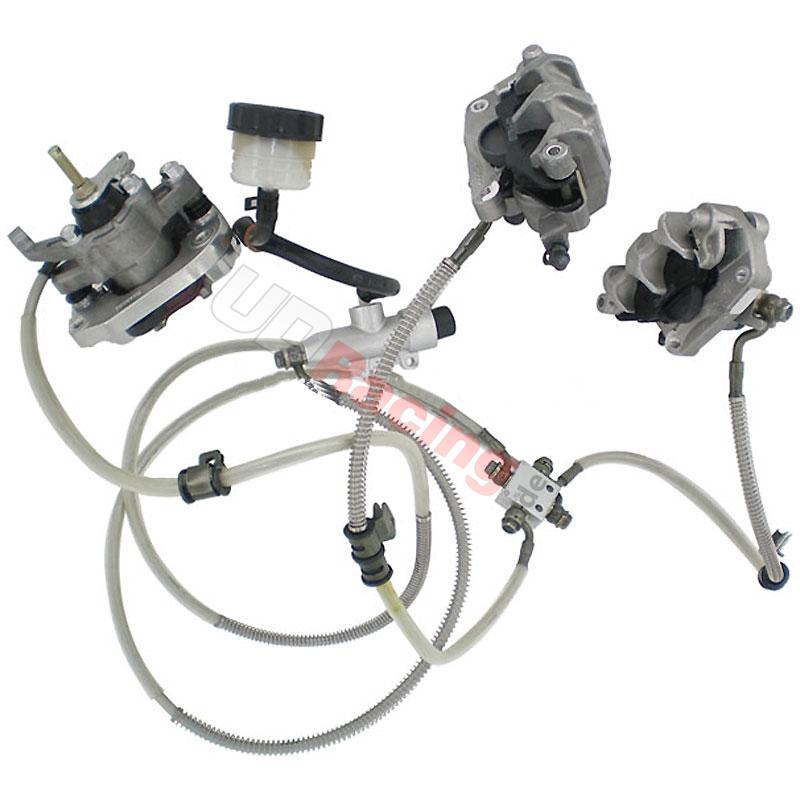 Hydraulische Bremsen-Satz komplett fr Quad Shineray 300ccm STE, Ersatzteile Quad Shineray 300