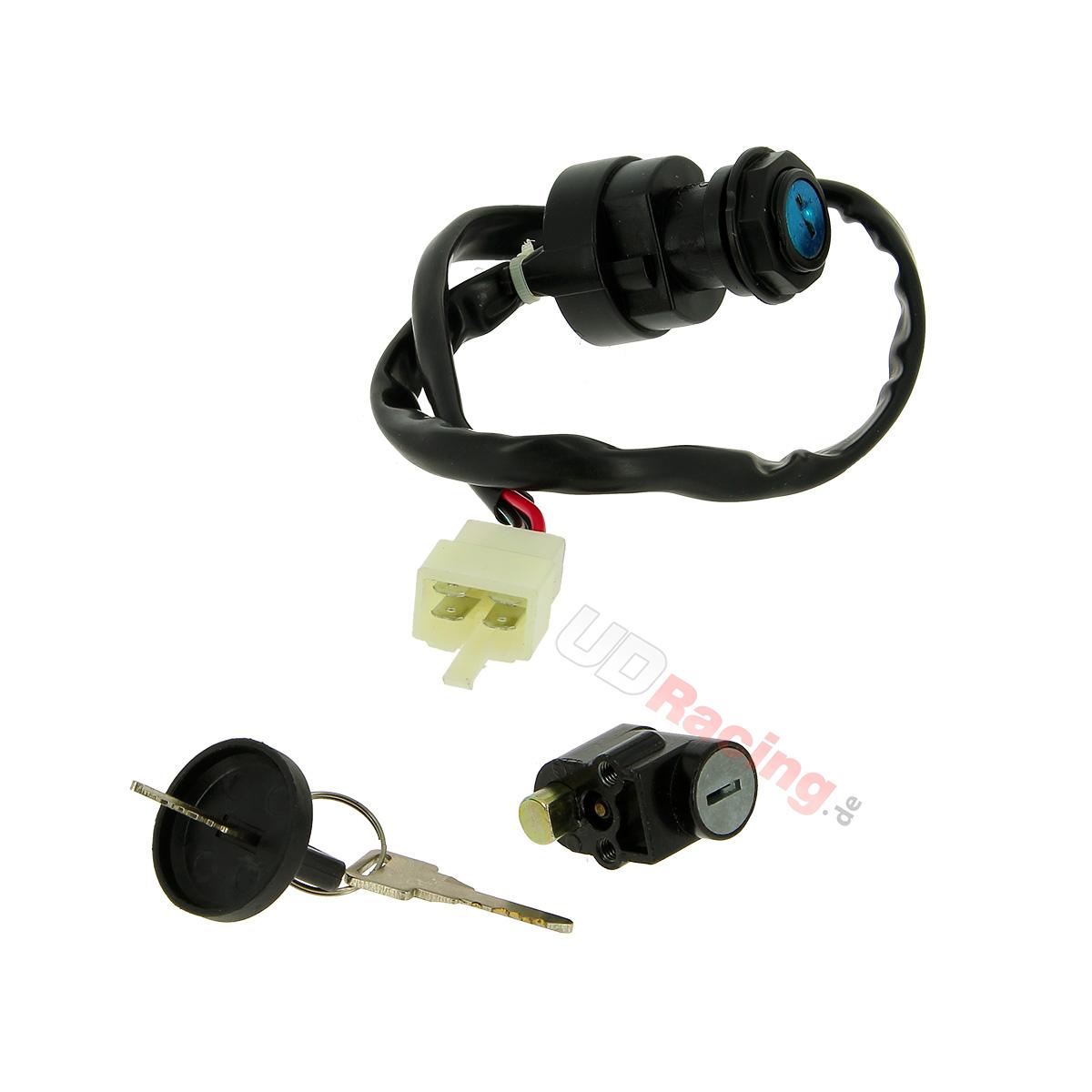 Zndschloss + Lenkradschloss fr Quad Shineray 250ST-9C, Ersatzteile Shineray 250 ST9C
