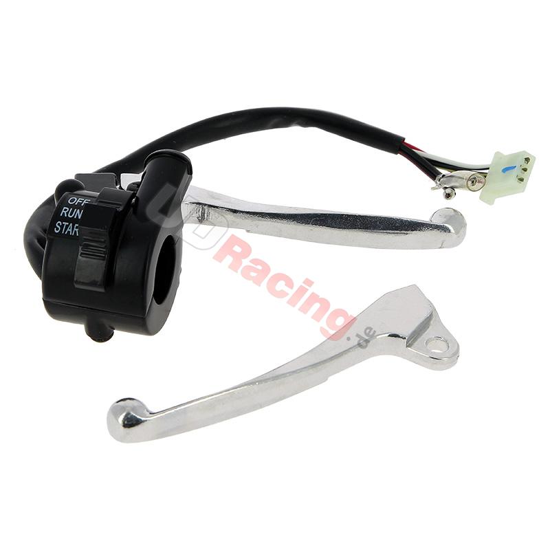 Lenkerschalter rechts und Bremsgriffe fr Yamaha PW50, Ersatzteile YAMAHA PW50