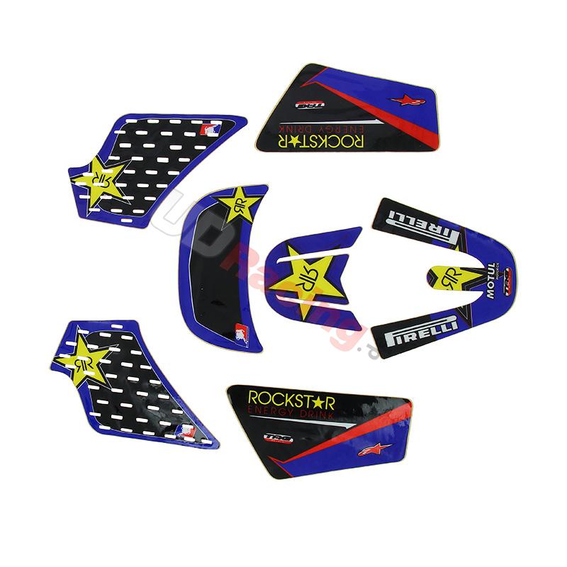 Dekor-Kit 3M fr Yamaha PW50 - Typ 1, Ersatzteile YAMAHA PW50