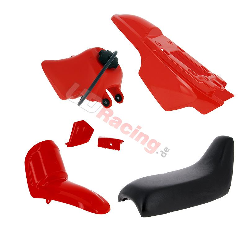Verkleidung komplett fr Yamaha PW50 (Rot), Ersatzteile YAMAHA PW50