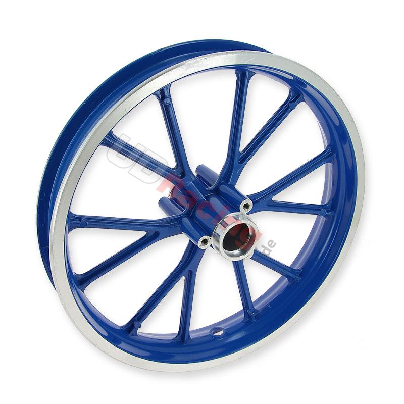 Felge hinten Blau fr Pocket bike cross (10'', Typ 2), Pocket Cross Teile