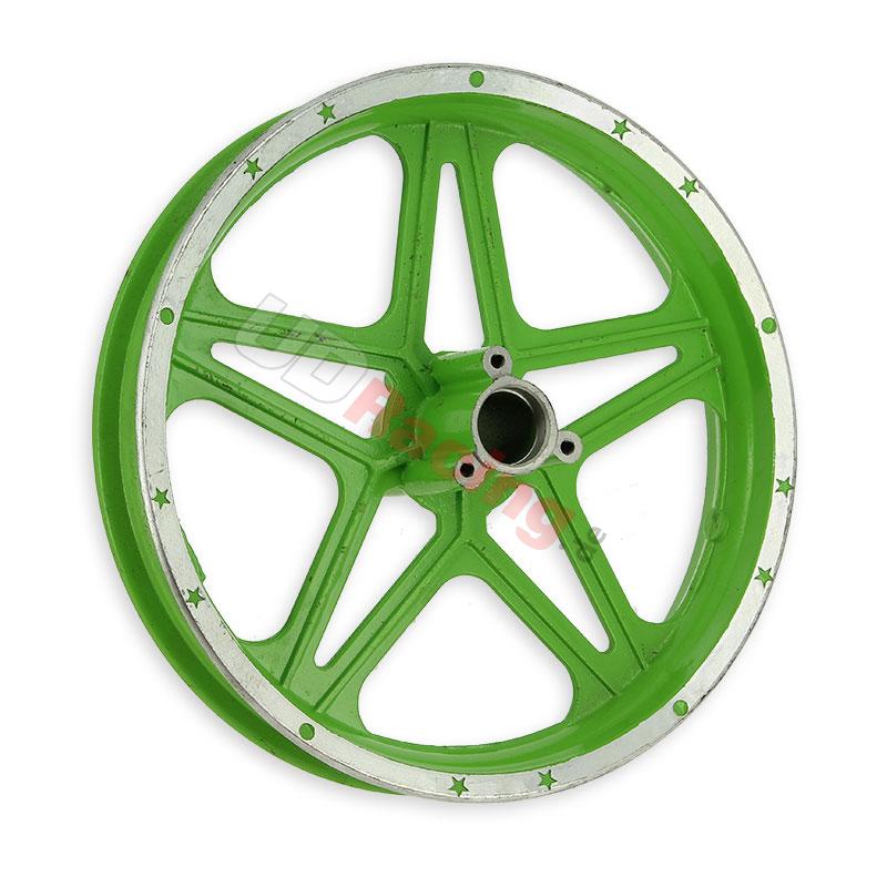 Felge vorn grn fr Pocket bike cross (10'', Typ 1), Pocket Cross Teile